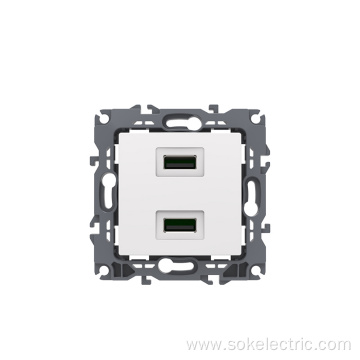 Double USB power socket durable